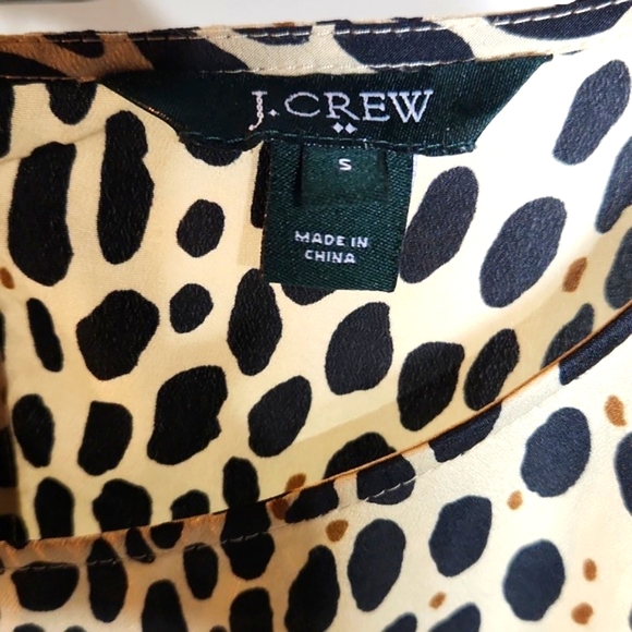 J. Crew Cheetah Print 3/4 sleeve Top Size-Small NWOT - Picture 3 of 6